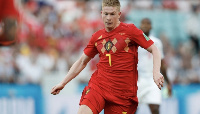 2018 FIFA World Cup Kevin De Bruyne Signed Belgium Shirt