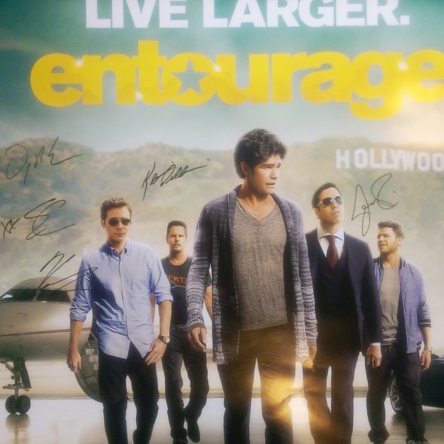 Entourage film poster signed by the Entourage stars - 1 of 2