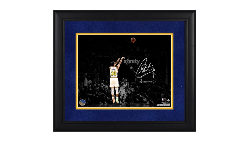 Fotografia Stephen Curry con firma digitale