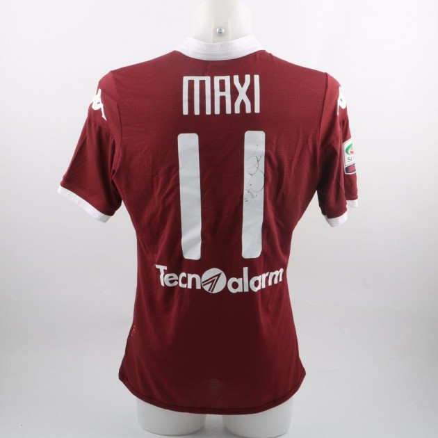 Official Maxi Lopez Torino shirt, Serie A 15/16 - signed