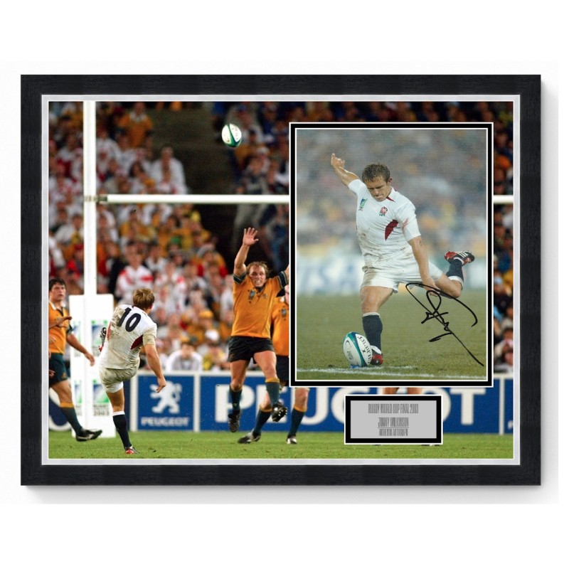 Jonny Wilkinson's England Signed Rugby World Cup 2023 Display