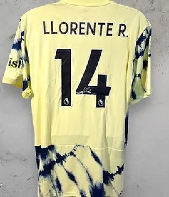 Diego Llorente's Leeds United 2022/23 Signed Official Away Shirt