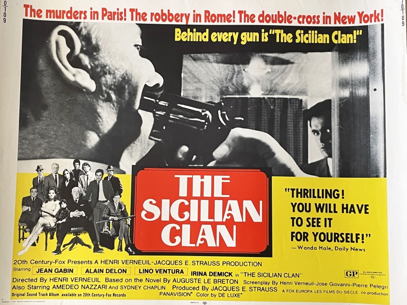 The Sicilian Clan (1969) Original Vintage Movie Poster