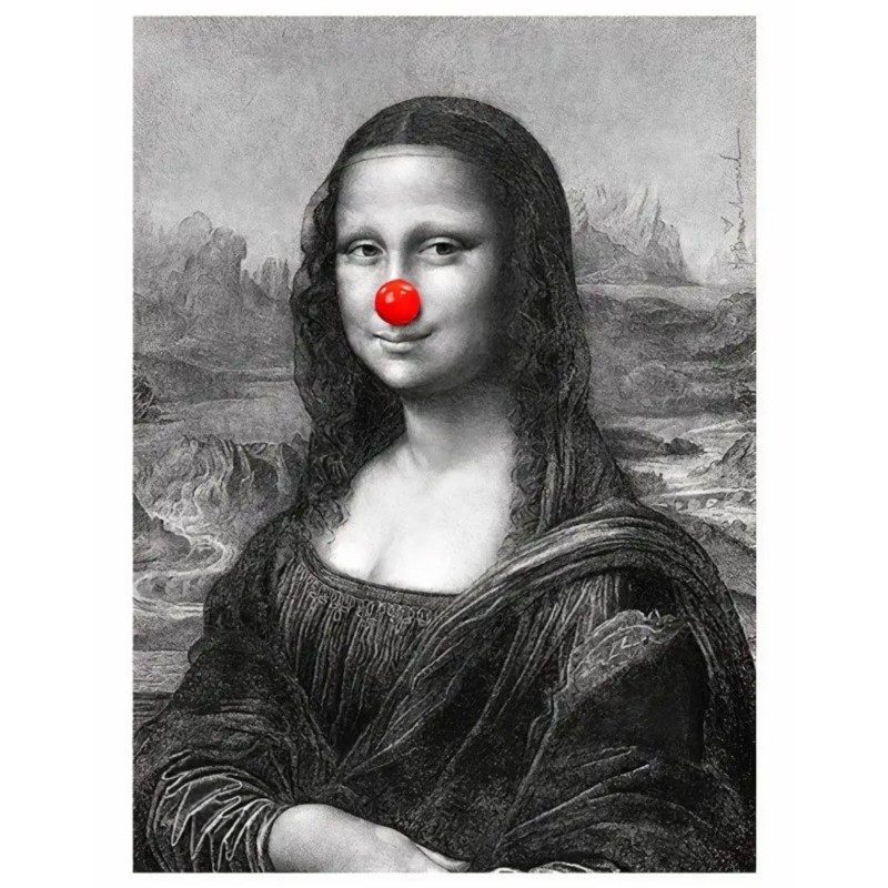"Mona, Keep Smiling" di Mr Brainwash