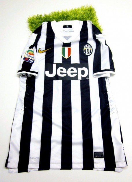 Juventus fanshop shirt, Arturo Vidal, Serie A 2013/2014 - signed