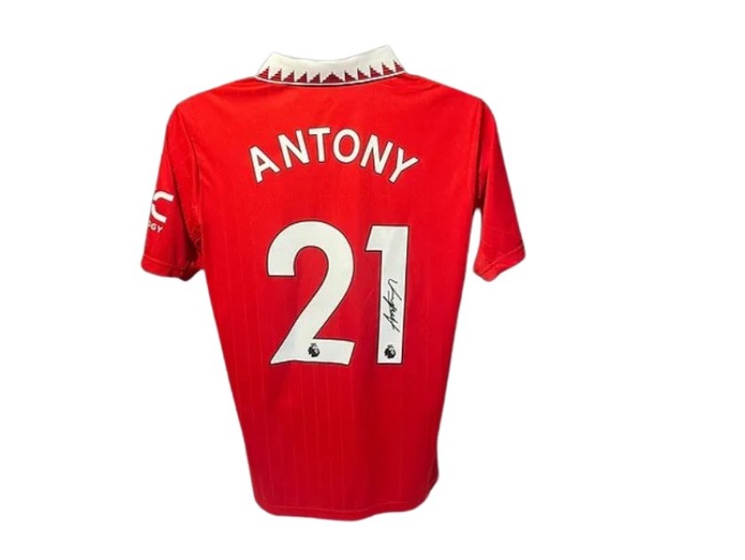 Antony's Manchester United 2022/23 Signed Official Shirt 