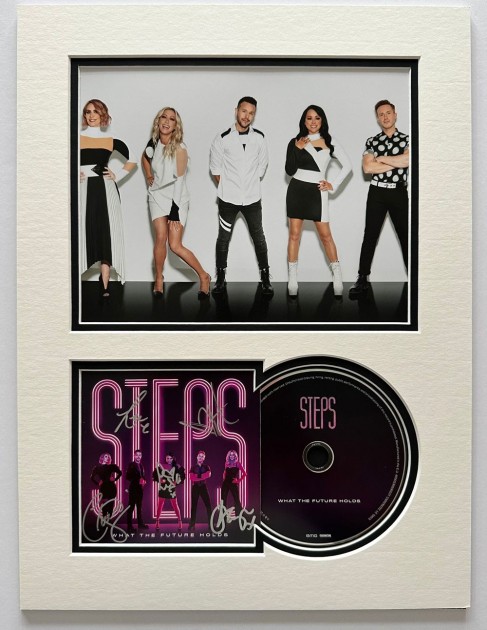 Steps Signed and Mounted CD