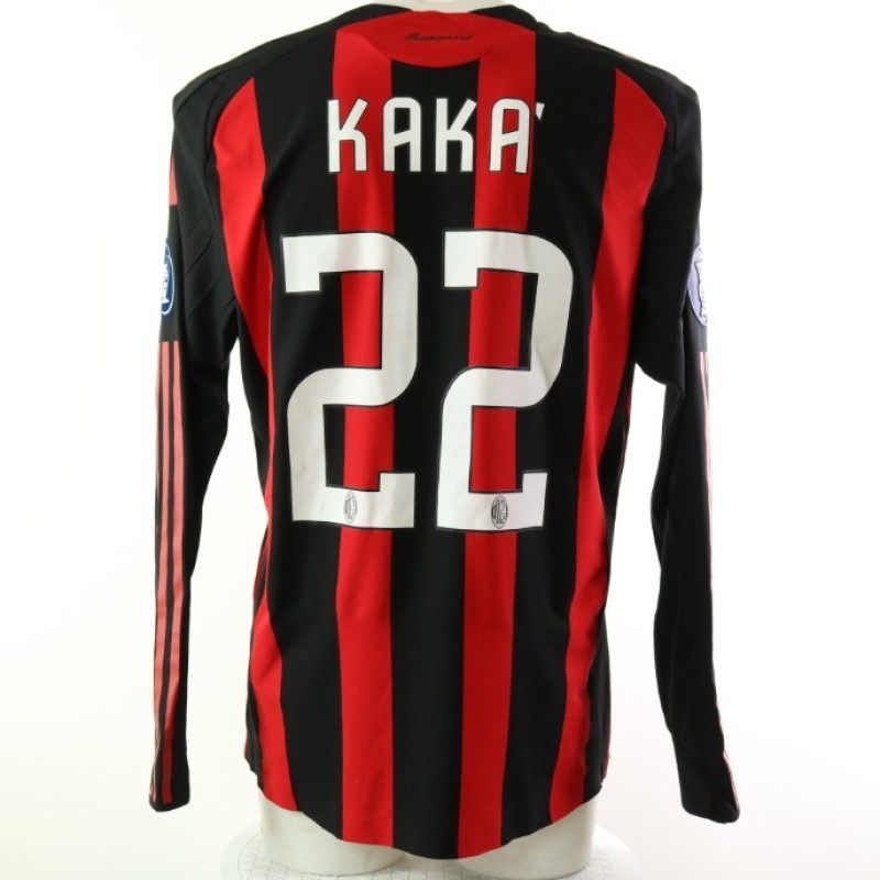 Kaka's AC Milan Match Shirt, UEFA Cup 2008/09