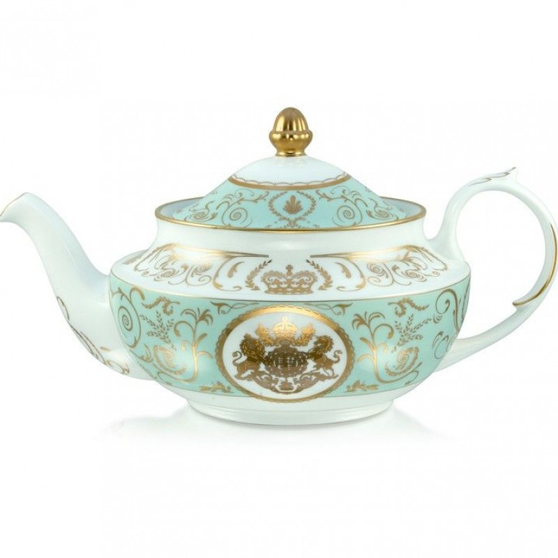 Buckingham Palace Royal Arms Tea Pot and Milk Jug