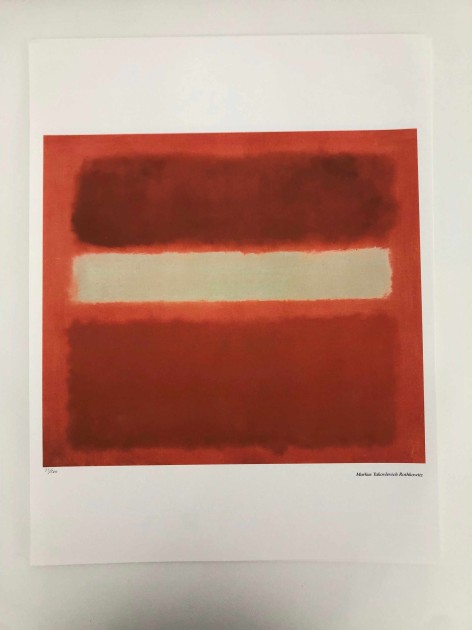 Mark Rothko Signed Offset Lithograph