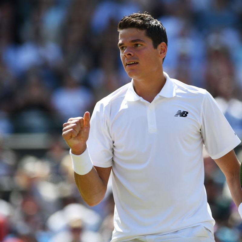 Attend a tennis training session with Milos Raonic, n° 3 ATP ranking