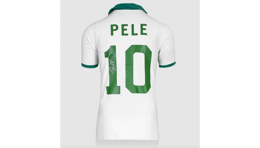 Pele Back Signed New York Cosmos Home Shirt