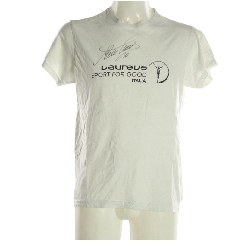 Laureus Foundation Shirt - Signed by Alex Del Piero
