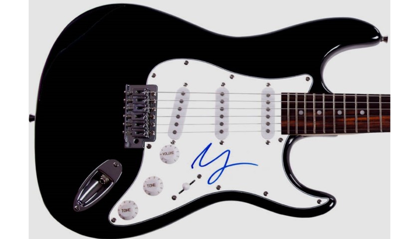 Miley Cyrus Hand Signed Guitar