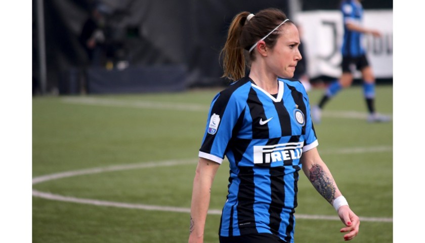 Inter Pre-Match Shirt, 2019/20 - Signed by Regina Baresi