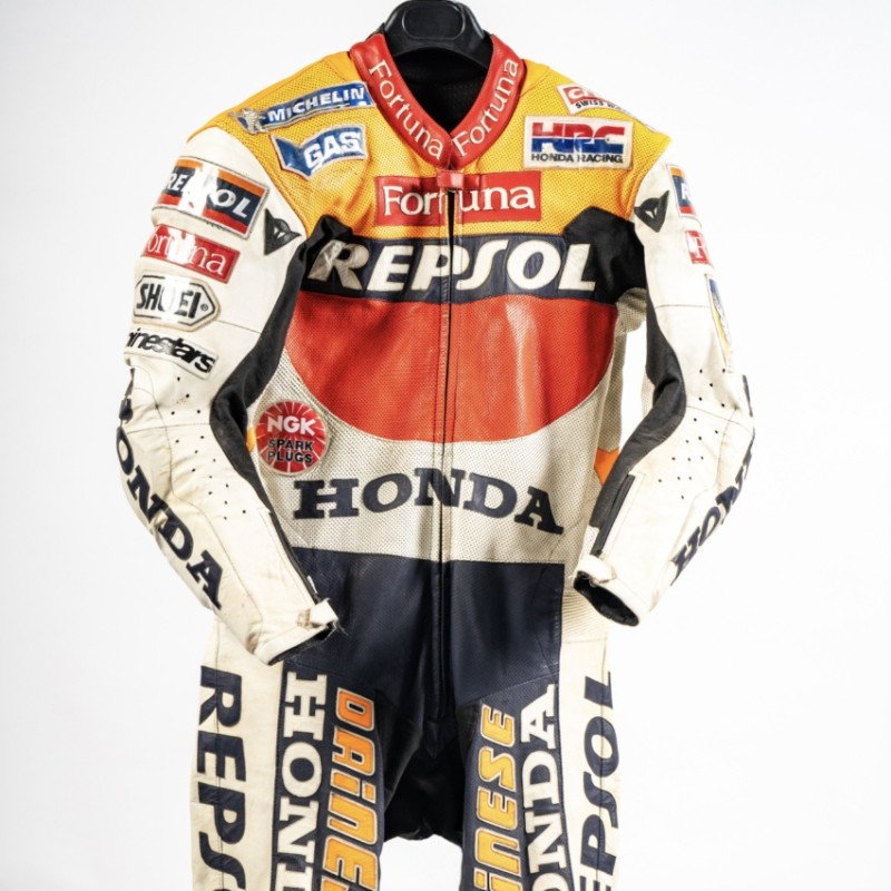 Alex Criville's Signed Leathers