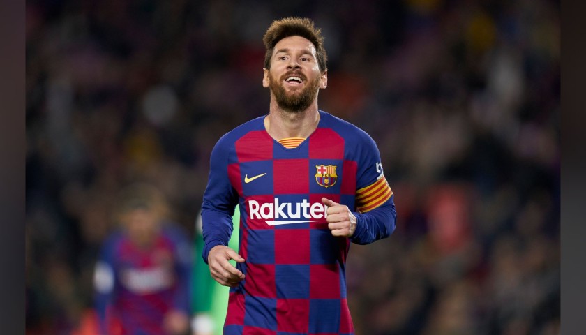Messi's Barcelona Match Shirt, 2019/20