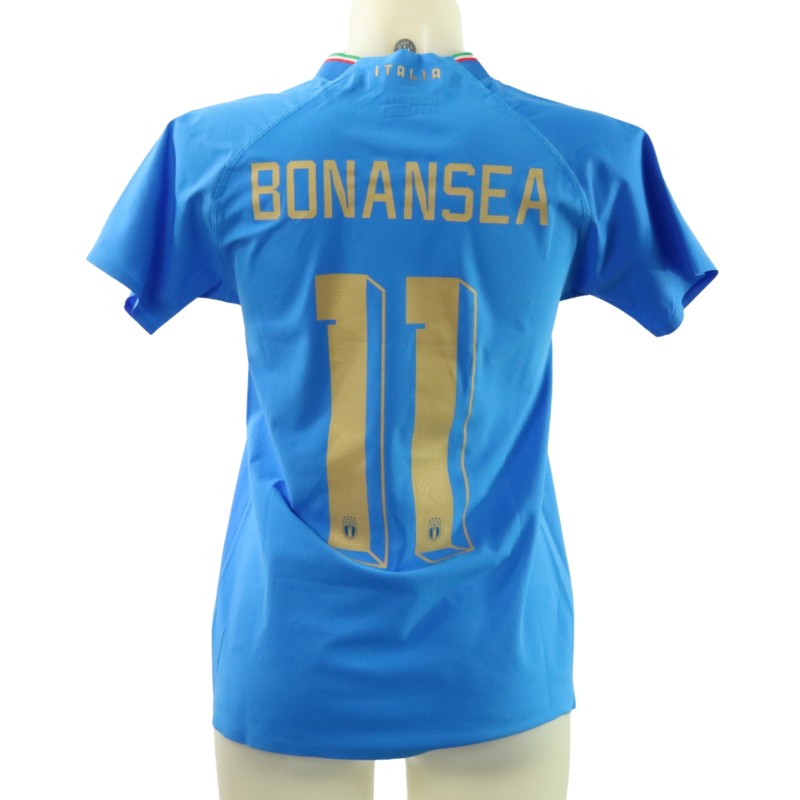Bonansea's Italy Women's Match-Issued Shirt, 2022