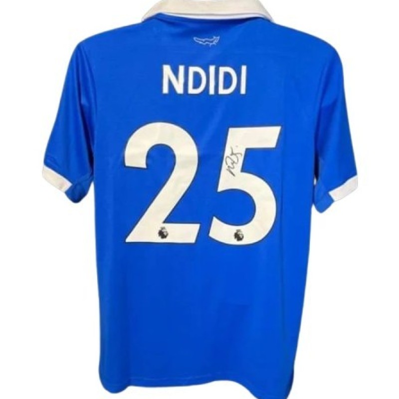 Wilfred Ndidi's Leicester City 2022/23 Signed Official Shirt 