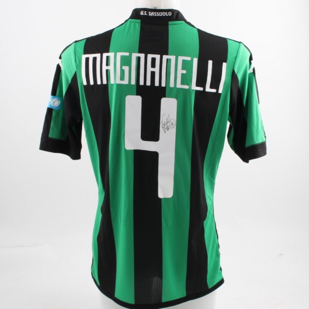 Match worn Magnanelli shirt, Sassuolo-Inter 14/05 Special Patch UNICEF