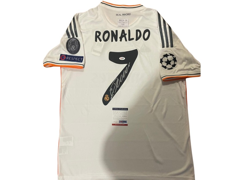 Cristiano Ronaldo's Real Madrid 2013/14 Champions League Signed