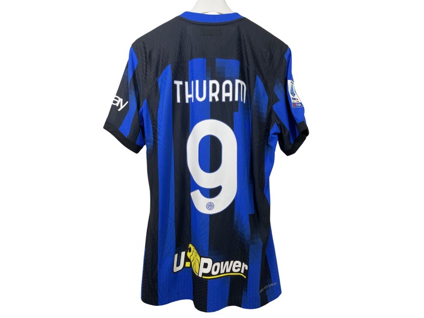 Thuram's Inter vs Genoa Match-Issued Shirt, 2024 - Ninja Turtles Special