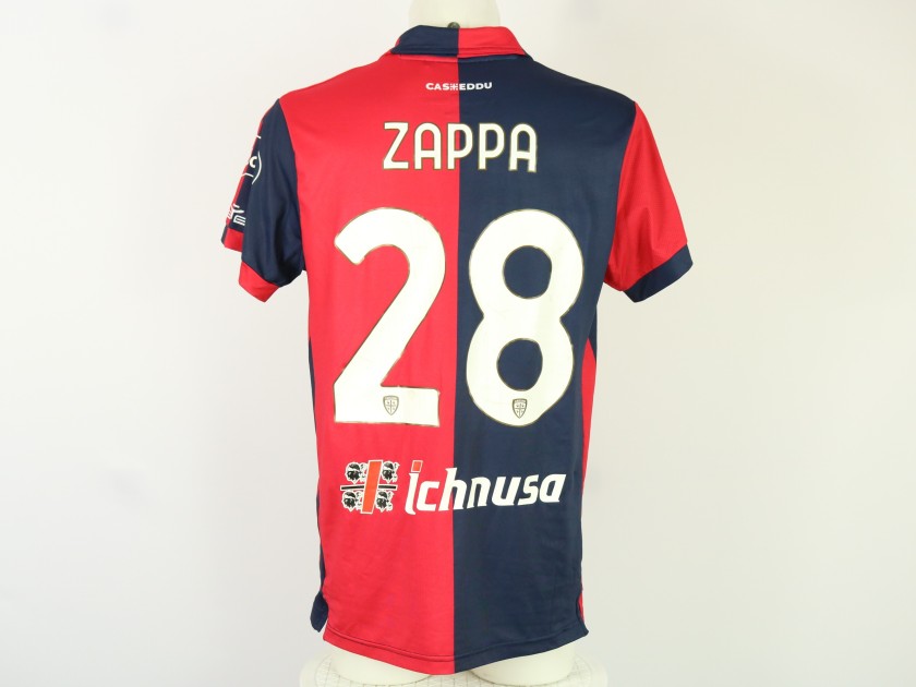 Maglia Zappa unwashed Cagliari vs Fiorentina 2024
