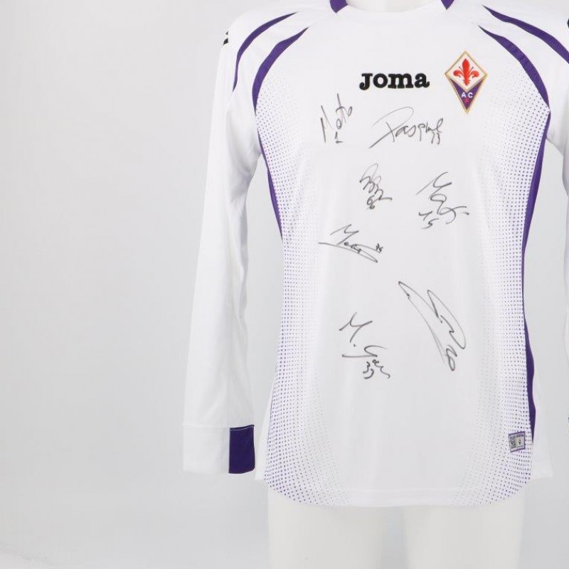 Maglia Fiorentina stagione 2014/2015, autografata dai giocatori