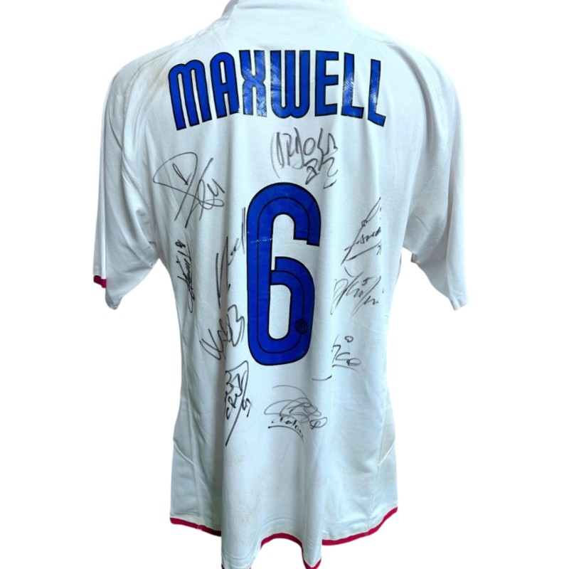 Maxwell's Inter Signed Match-Worn Shirt, 2006/07