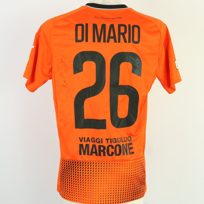Di Mario's Unwashed Signed Shirt, Juventus Next Gen vs Virtus Entella  2024 