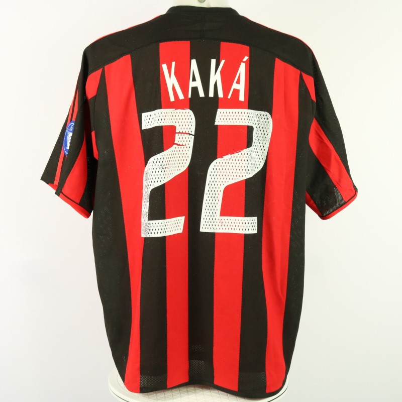 Kaka's AC Milan Match Shirt, Tim Cup 2003/04