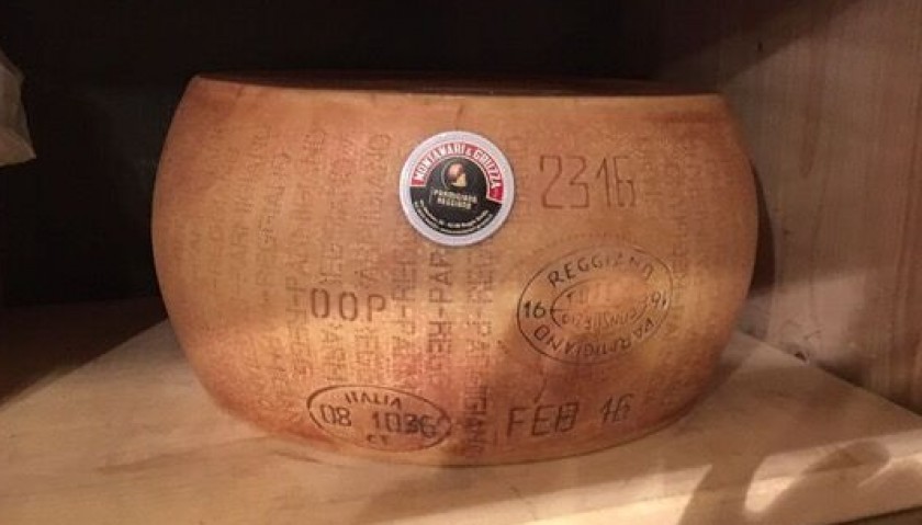 Wheel of Parmigiano Reggiano PDO Cheese