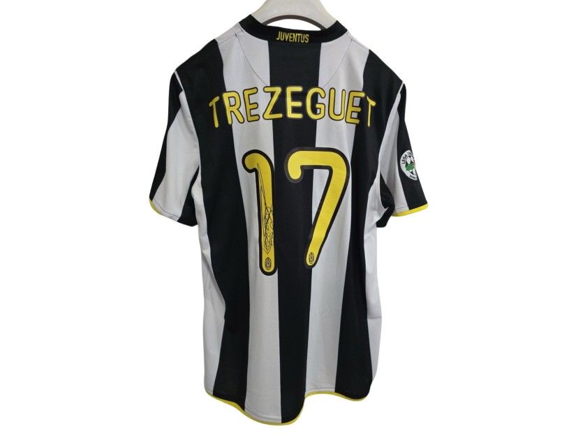 Trezeguet's Juventus Signed Official Shirt, 2008/09