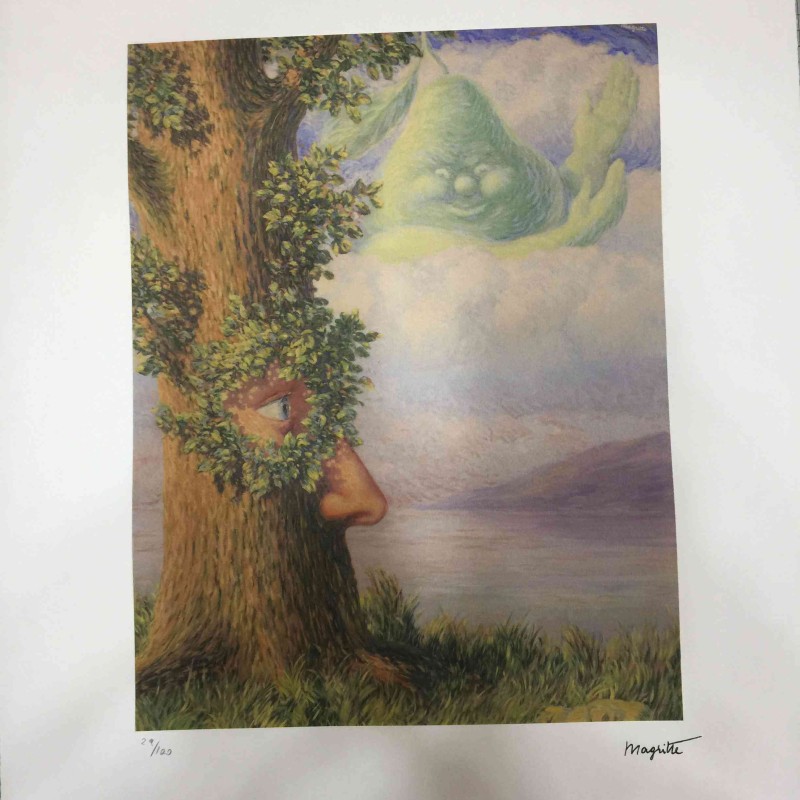 Litografia offset di René Magritte (replica)