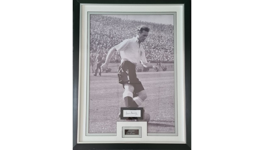 Sir Tom Finney Signed And Framed Print