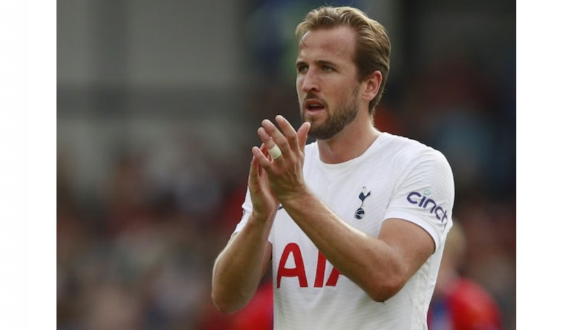 Kane Official Tottenham Signed Shirt, 2021/22