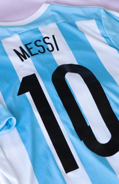 Lionel Messi's Argentina Copa América 2015 Match Shirt vs Chile