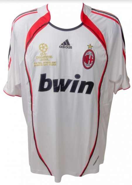 Kaka AC Milan 2007 Away Long Sleeve Jersey