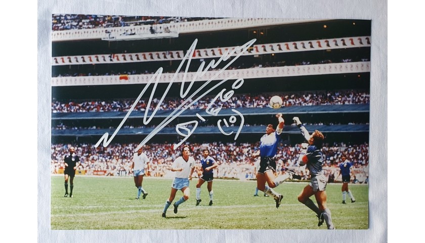 Photograph Signed by Maradona