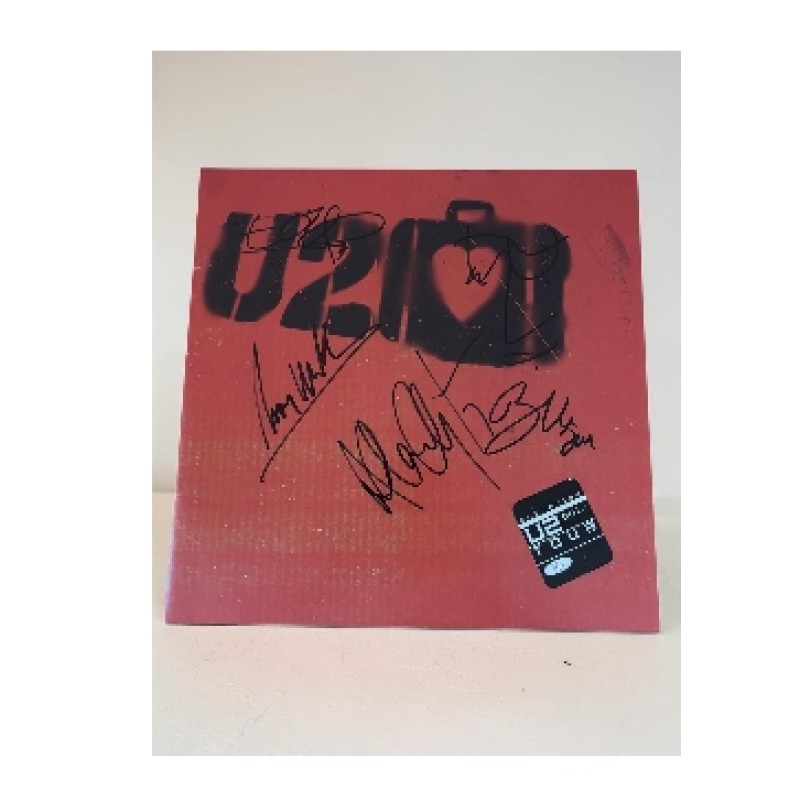 U2 Signed Vinyl LP