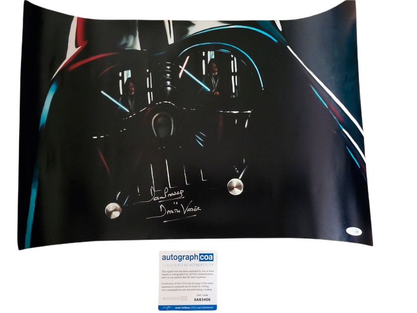 Dave Prowse Signed Darth Vader Picture