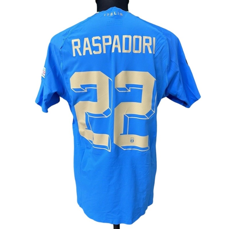 Maglia Raspadori, preparata Italia vs Argentina 2022 - Finalissima