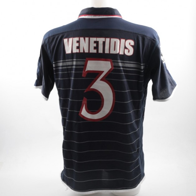 Maglia Venetidis Olympiacos, preparata/indossata Champions League 2003/2004