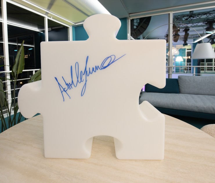 Lamp signed by Achille Lauro for Sanremo 2025