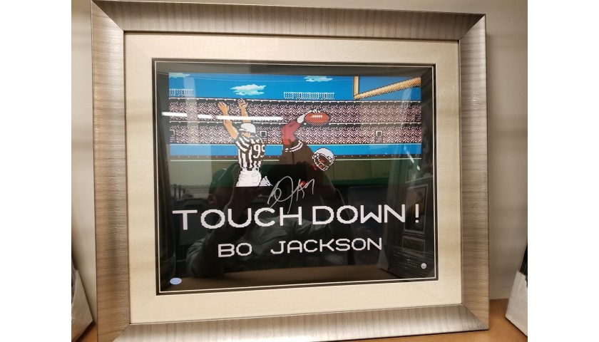 Bo Jackson Signed Techmo Bowl Print