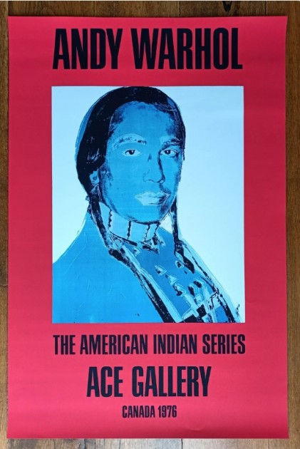 The American Indian Series (Red) by Andy Warhol - 1981