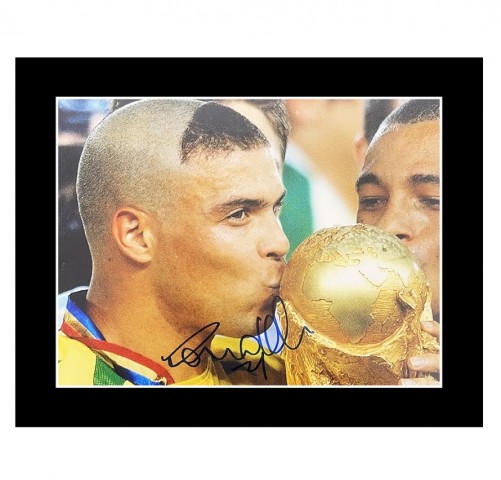 Ronaldo's Brazil Signed Photo Display