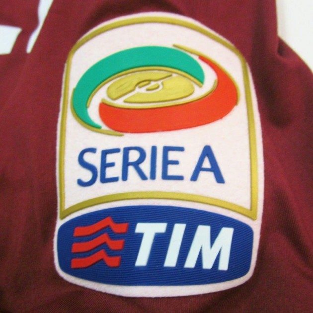 Quagliarella match-worn shirt, Torino-Sassuolo Serie A 2014/2015