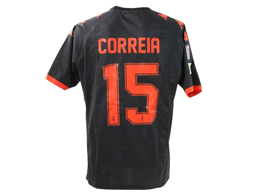 Correia's Unwashed Match-Worn Shirt, Triestina vs Trento 2025