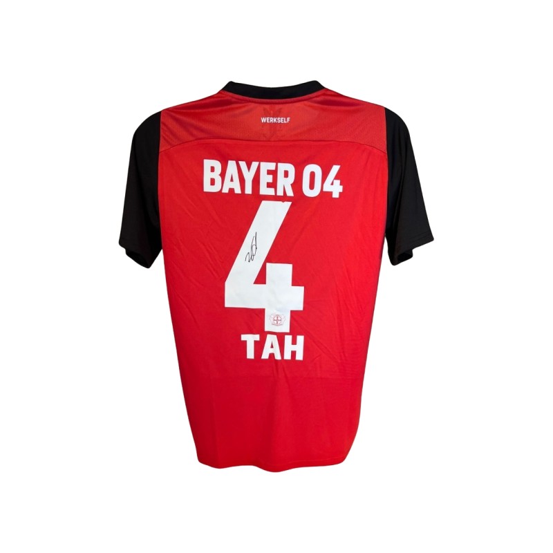 Jonathan Tah Signed Bayer 04 Leverkusen 2023-24 Away Football Shirt